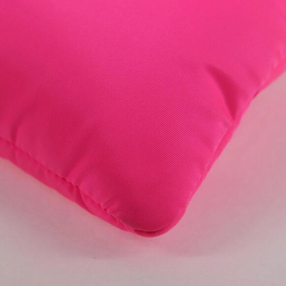 PRADA Chain Shoulder Bag Nylon Pink Silver Auth 134961M - Picture 5 of 16